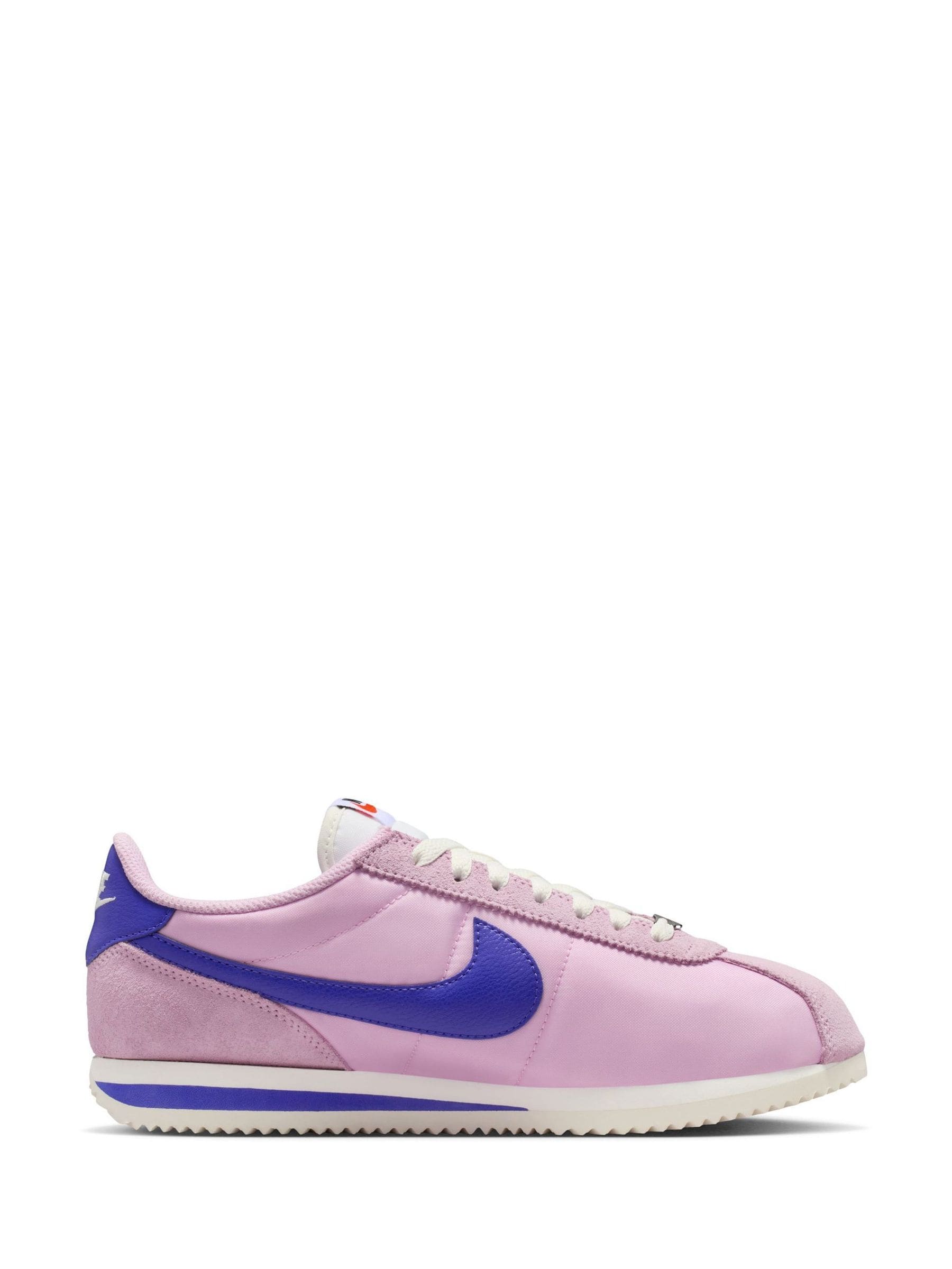 nike cortez pink and blue