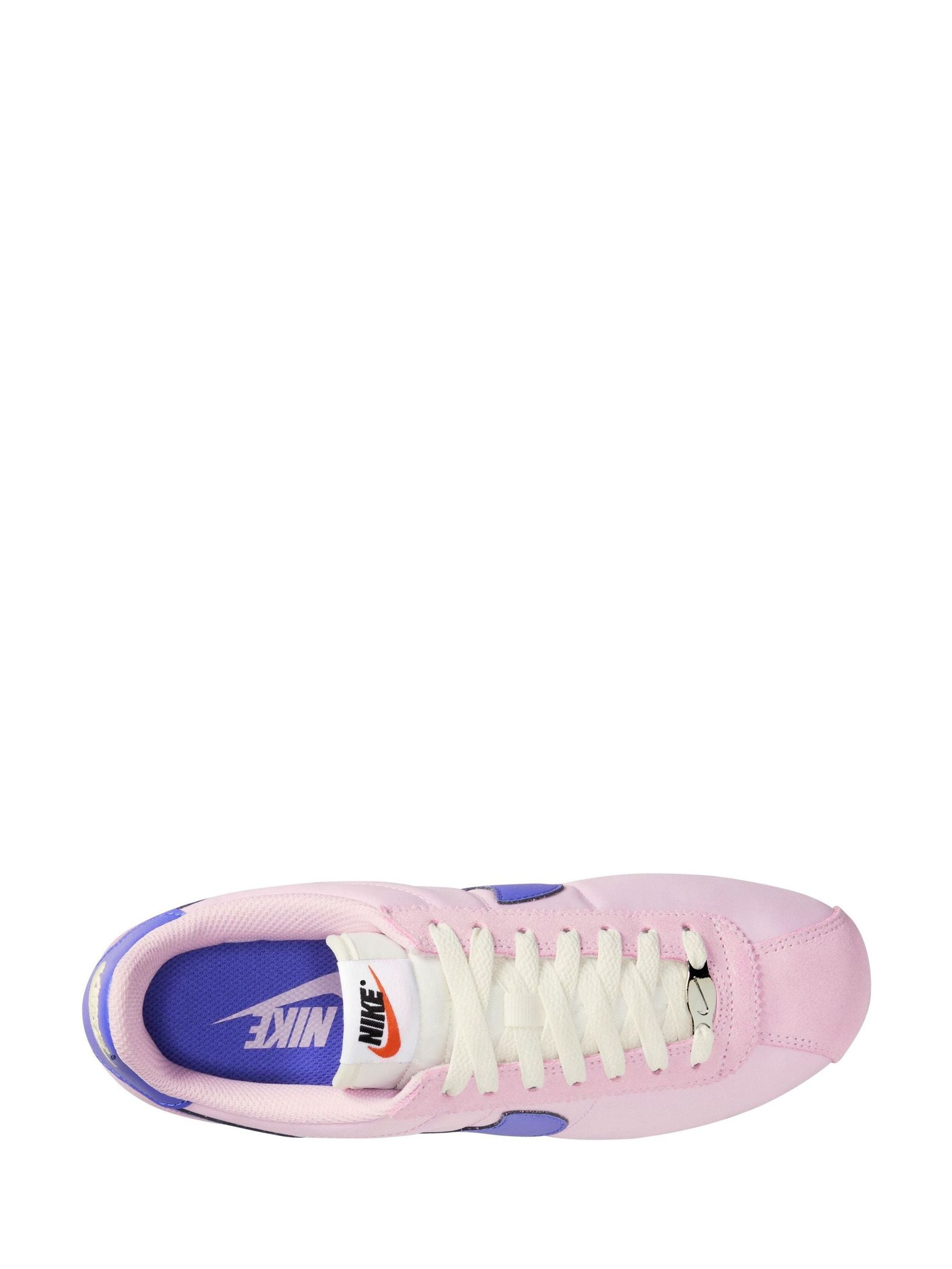 nike cortez pink and blue