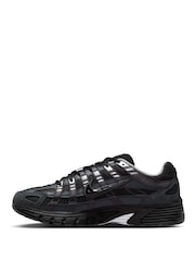 Nike Black Silver Metallic P-6000 Trainers - Image 2 of 11