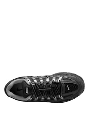 Nike Black Silver Metallic P-6000 Trainers - Image 8 of 11