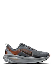 Nike Orange/Grey Vomero 18 Running Trainers - Image 1 of 10