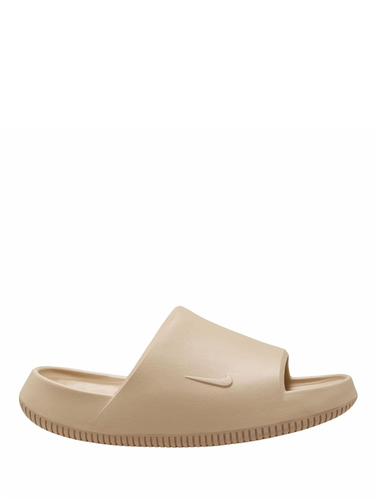 Nike Brown Calm Sliders - Image 1 of 4