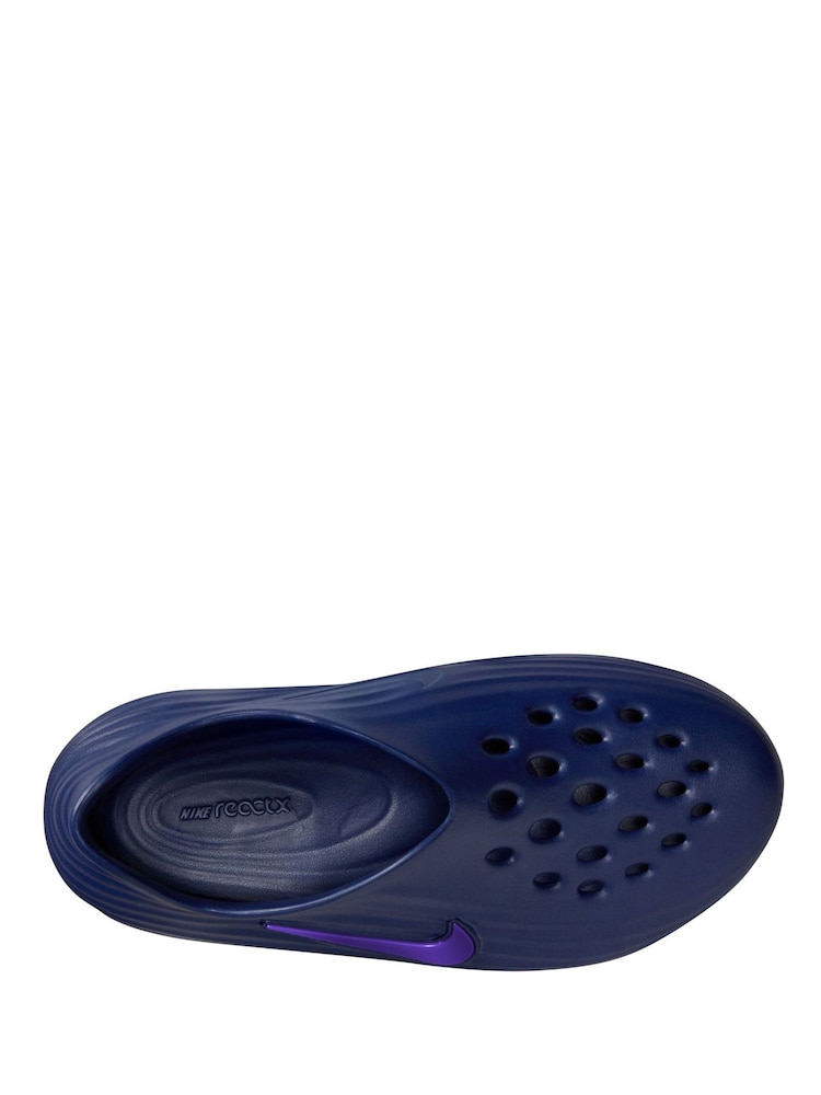 Nike Blue React X Rejuven8 Sliders - Image 2 of 2