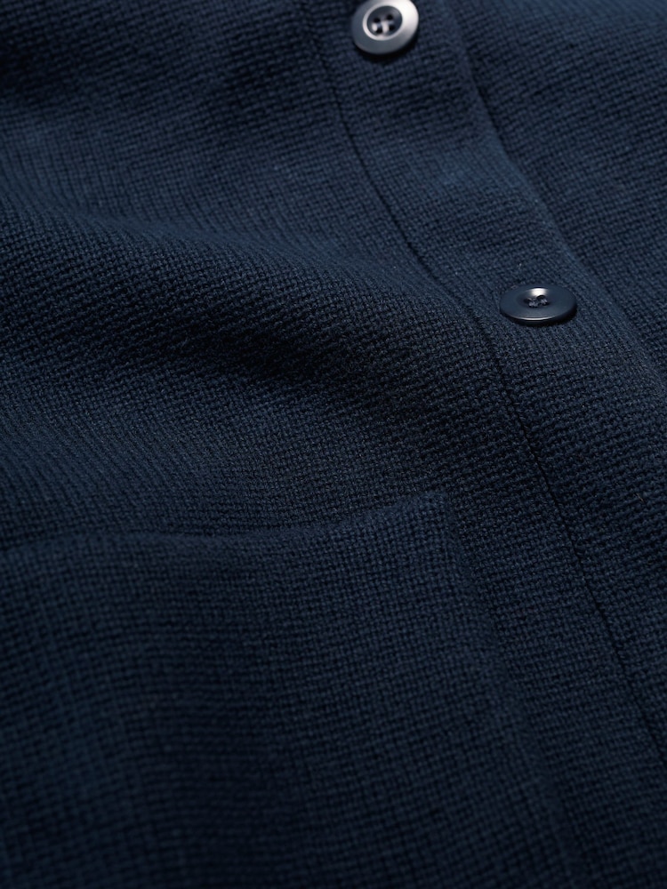 Seasalt Cornwall Blue Rock Lily Knitted Jacket - Image 5 of 5