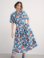 Seasalt Cornwall Blue Lamorna Dress - Image 1 of 5