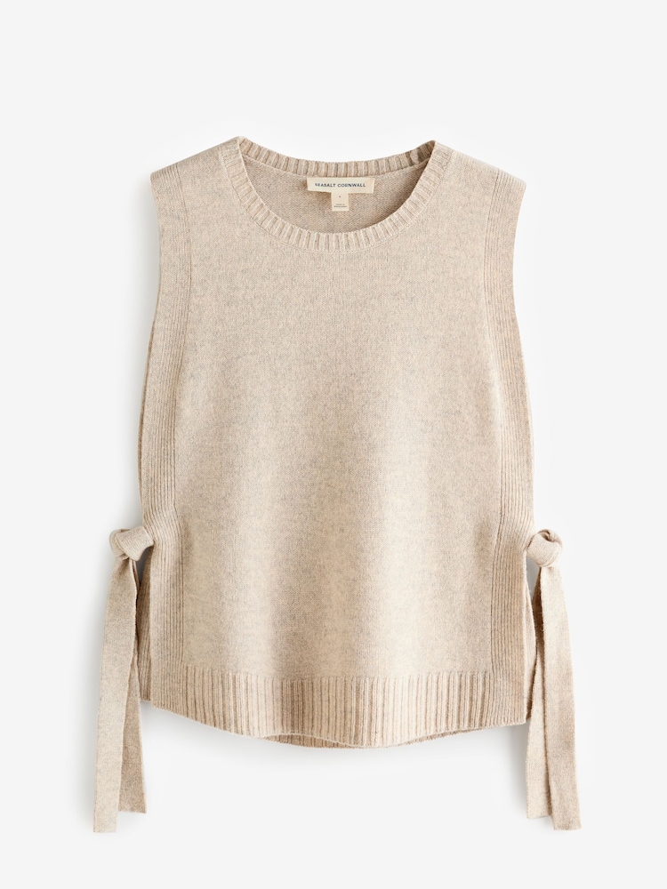 Seasalt Cornwall Natural Sea Aster Vest - Image 1 of 1