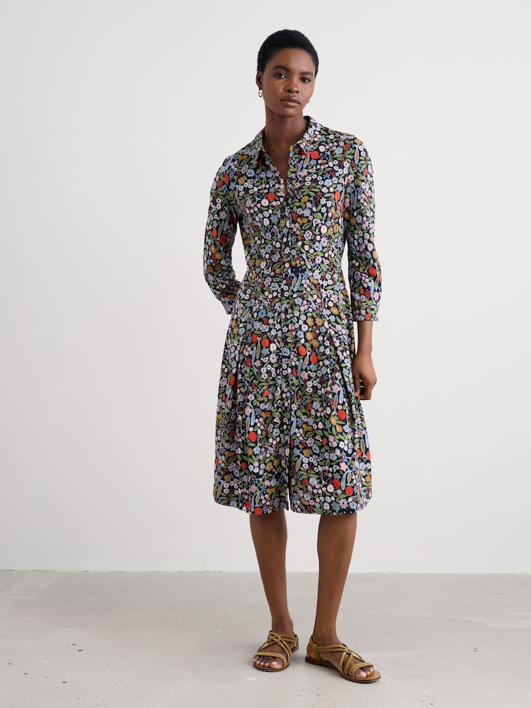 Seasalt Cornwall Blue Cudden Dress - Image 1 of 4 Seasalt Cornwall Blue Cudden Dress - Image 1 of 4