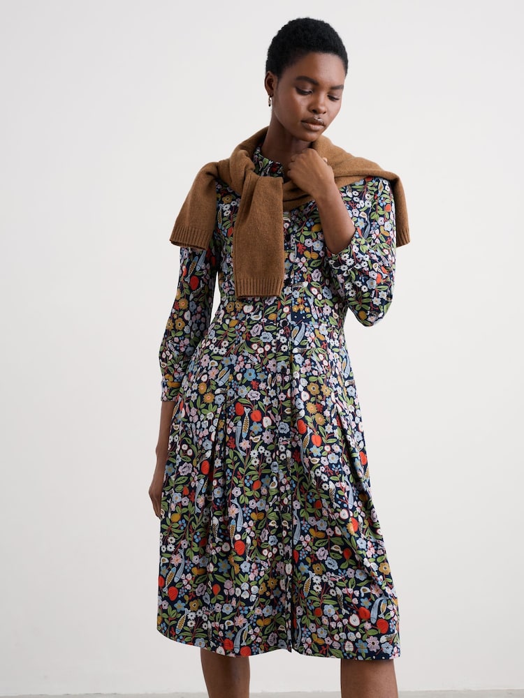 Seasalt Cornwall Blue Cudden Dress - Image 2 of 4 Seasalt Cornwall Blue Cudden Dress - Image 2 of 4