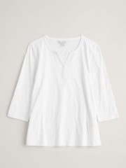 Seasalt Cornwall White Carlyon Top in GOTS Certified Cotton Jersey - Image 4 of 5