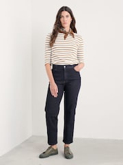 Seasalt Cornwall Blue Penwith Straight Leg Jeans - Image 3 of 5