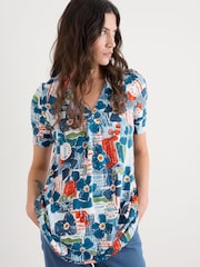 Seasalt Cornwall Blue Porthgwarra Tunic - Image 1 of 5