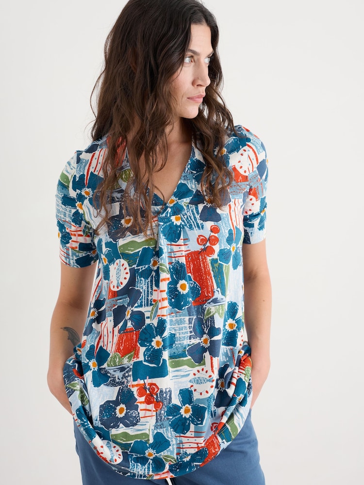 Seasalt Cornwall Blue Porthgwarra Tunic - Image 1 of 5