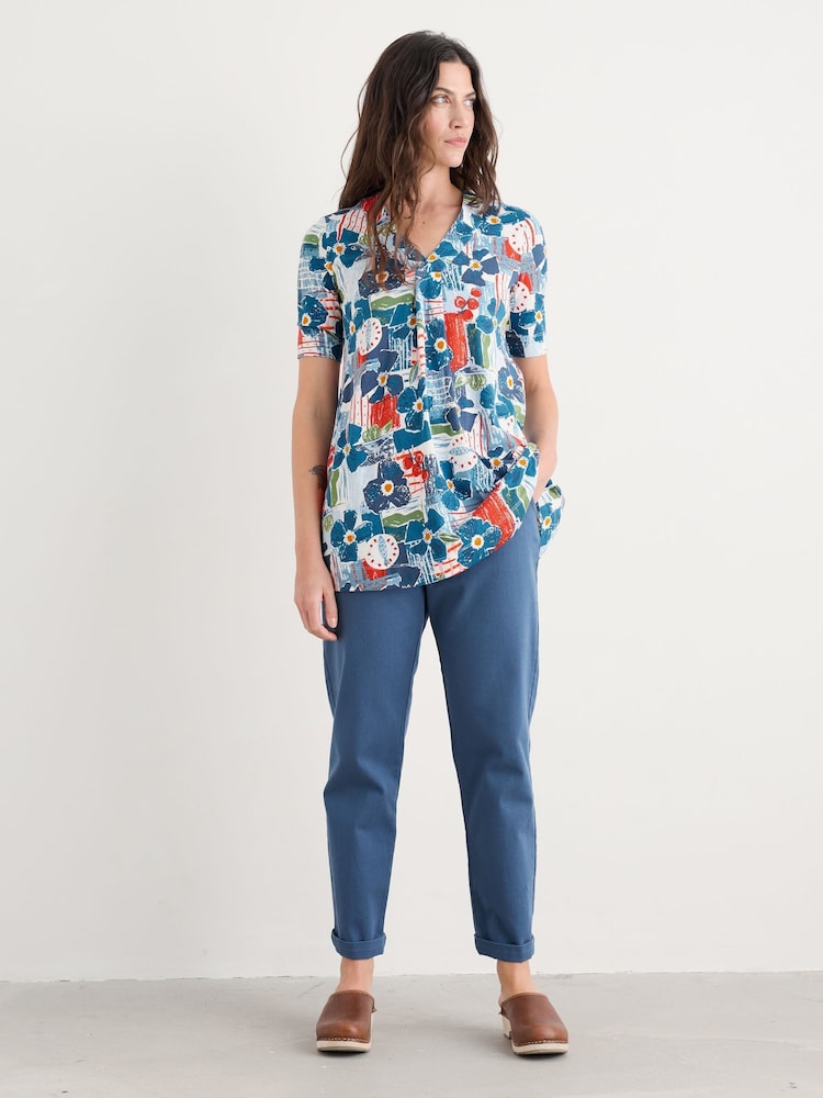 Seasalt Cornwall Blue Porthgwarra Tunic - Image 2 of 5