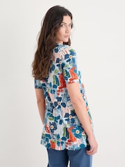 Seasalt Cornwall Blue Porthgwarra Tunic - Image 3 of 5
