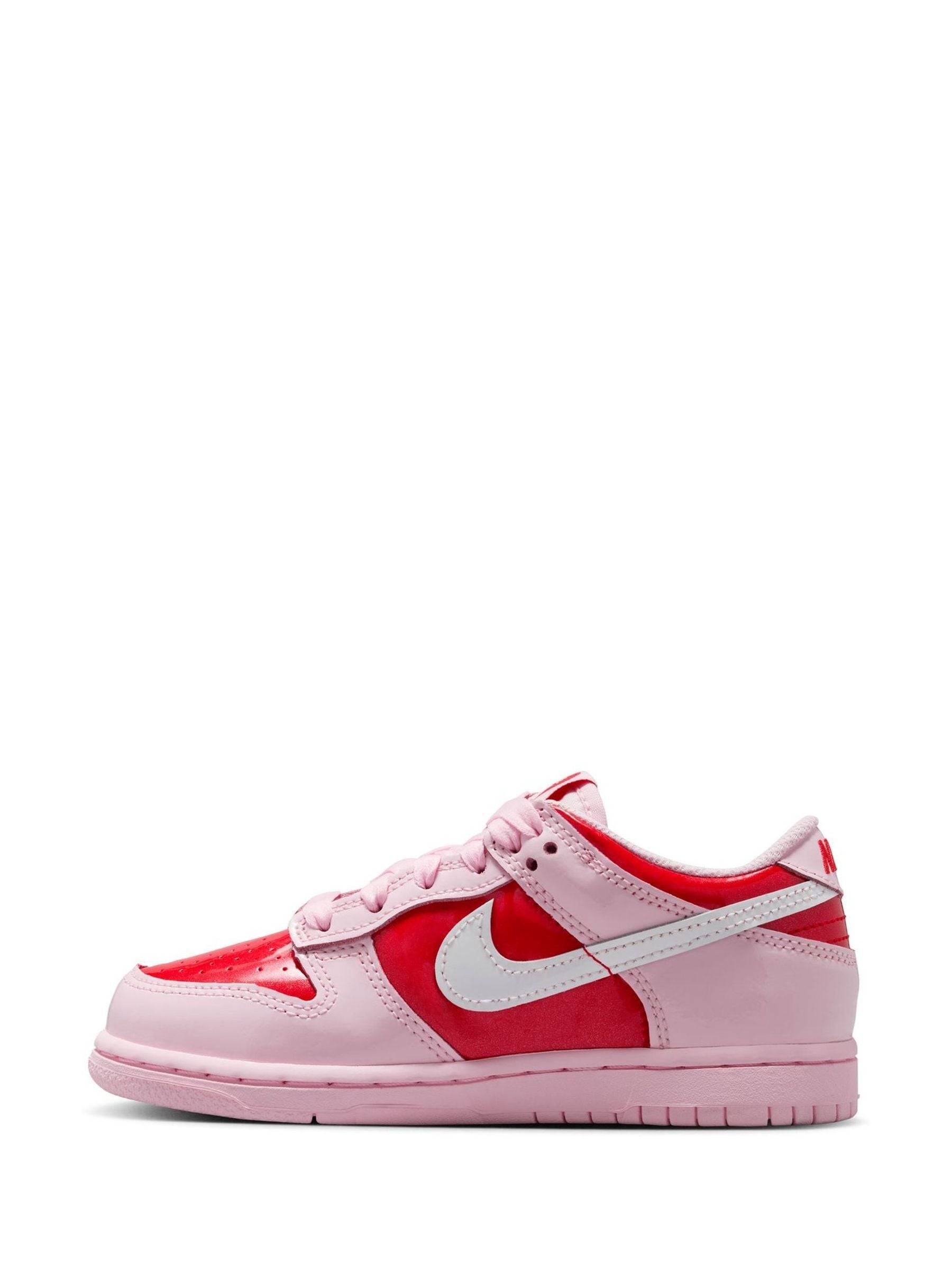 Next：日本 ピンク / レッド ハート - Nike ジュニア Dunk ローカット
