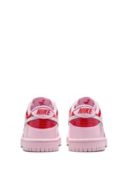 Nike Red Youth Dunk Low Trainers - Image 4 of 9