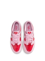 Nike Red Youth Dunk Low Trainers - Image 5 of 9