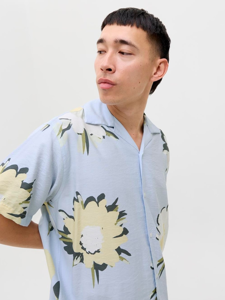 Camisa com estampa floral JACK & JONES - Imagem 1 de 4