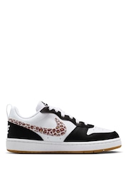 Nike Black Youth Court Borough Low Trainers - Image 3 of 10