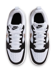 Nike Black Youth Court Borough Low Trainers - Image 7 of 10