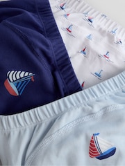 Синий в полоску - Набор из 3спортивных брюк с тракторами JoJo Maman Bébé - Изображение 8 8