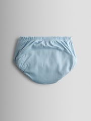 JoJo Maman Bébé Blue Multi 3-Pack Tractor Training Pants - Image 6 of 8