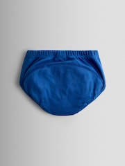 JoJo Maman Bébé Blue Multi 3-Pack Tractor Training Pants - Image 7 of 8