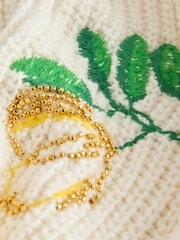 Ecru Embroidered Summer Cardigan (3-16yrs) - Image 9 of 9