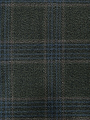 Vert - Veste Coupe ajustée texturée à carreaux - Image 6 de 10