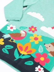 Frugi Blue Ava Knitted Dress - Image 2 of 3