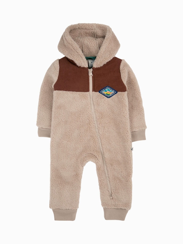 Frugi Cord Ted Brown Snuggle Suit - Image 5 of 5 Frugi Cord Ted Brown Snuggle Suit - Image 5 of 5