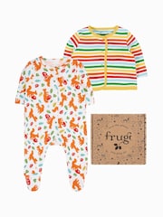 Frugi Blue Scrumptious Babygrow Gift Set - Image 1 of 4