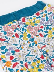 Frugi Blue Poppy Reversible Pull Ups Trousers - Image 2 of 3