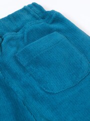 Frugi Blue Poppy Reversible Pull Ups Trousers - Image 3 of 3