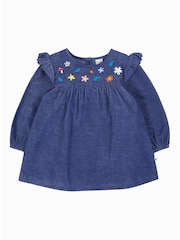 Frugi Blue April Tunic Blouse - Image 1 of 3
