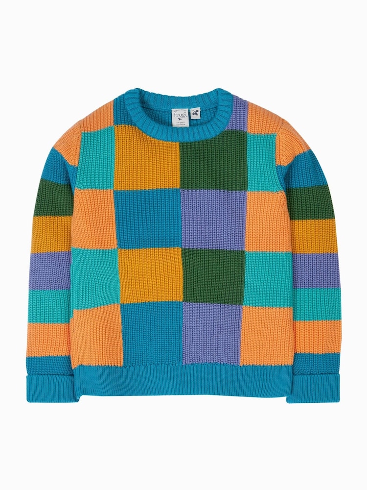 Buy Frugi Blue Lenny Knitted Jumper from the Next UK online shop