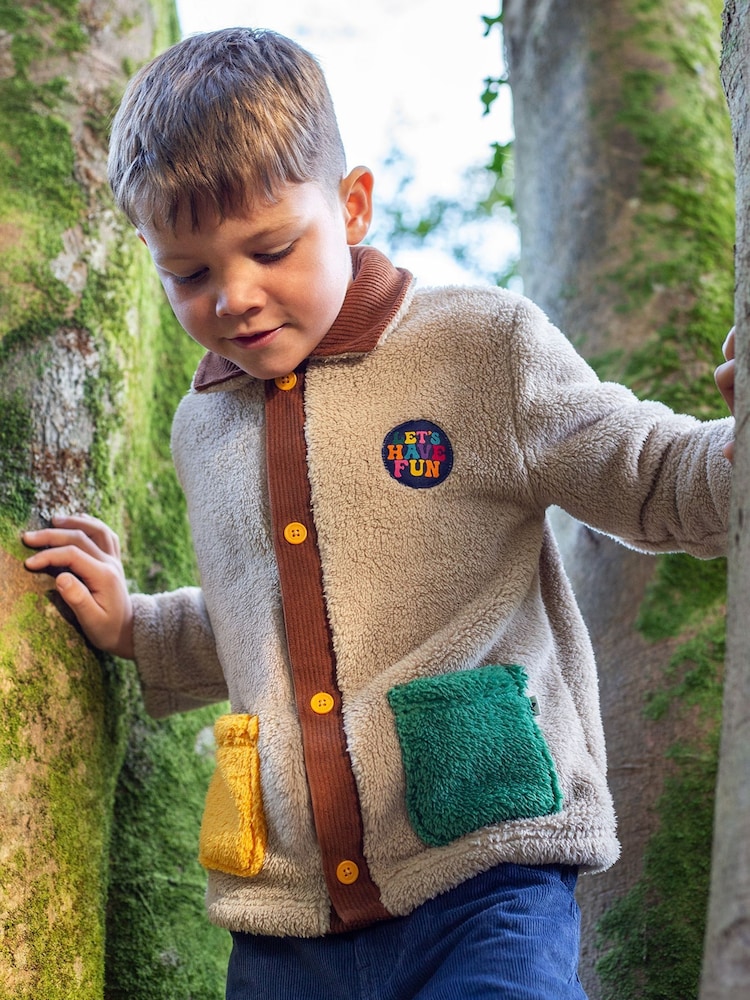 Frugi Snuggly Cord Brown Jacket - Image 1 of 4