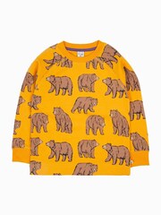 Frugi Yellow Ethan Printed Sweatshirt - Image 2 of 4