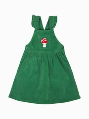 Frugi Green Isla Dungaree Dress - Image 1 of 3