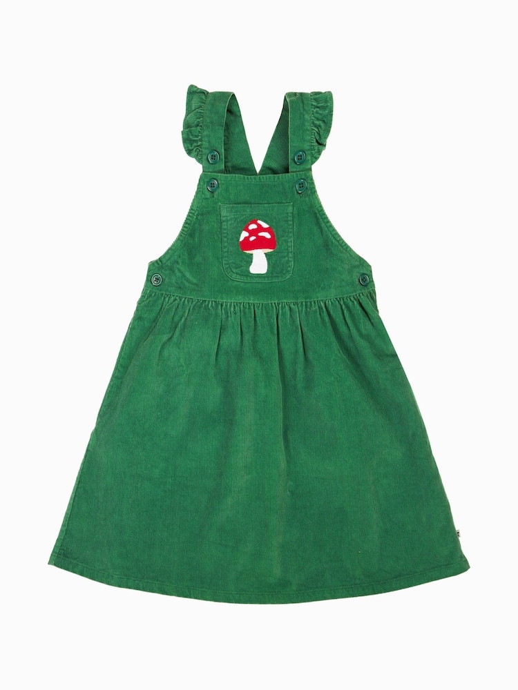 Frugi Green Isla Dungaree Dress - Image 1 of 3 Frugi Green Isla Dungaree Dress - Image 1 of 3