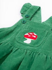 Frugi Green Isla Dungaree Dress - Image 2 of 3