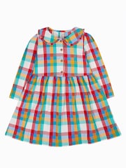 Frugi Blue Ffion Christmas Dress - Image 4 of 4