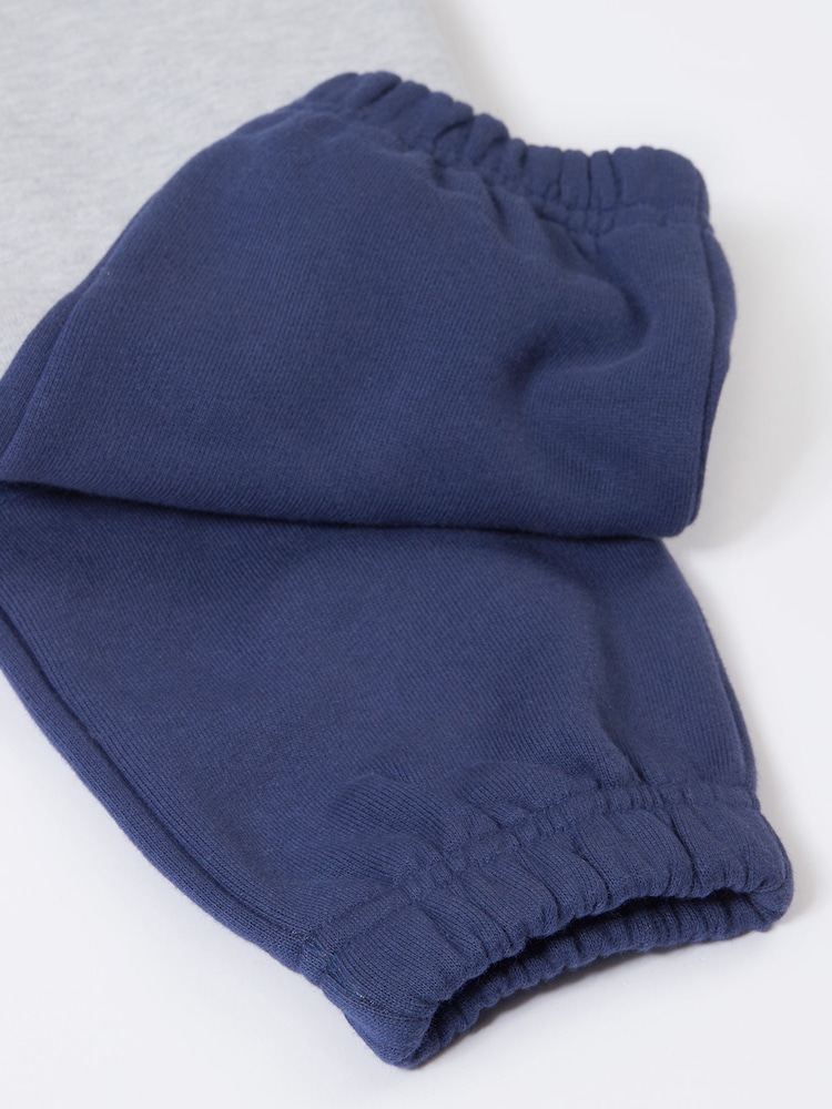Frugi Grey Malpas Placement Joggers - Image 2 of 3