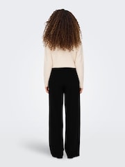JDY Black Wide Leg Trousers - Image 3 of 4