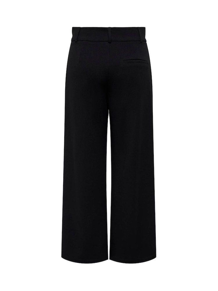 JDY Black Wide Leg Trousers - Image 4 of 4