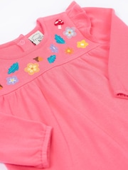 Frugi Pink Kyla Long Sleeved Top and Leggings Set - Image 3 of 4