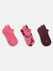 Sweaty Betty Red Workout Trainers Socks 3 Pack - Image 1 of 4