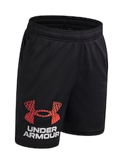 Črno-rdeča - Under Armour kratke hlače z logotipom  Tech - Slika 3 iz 3