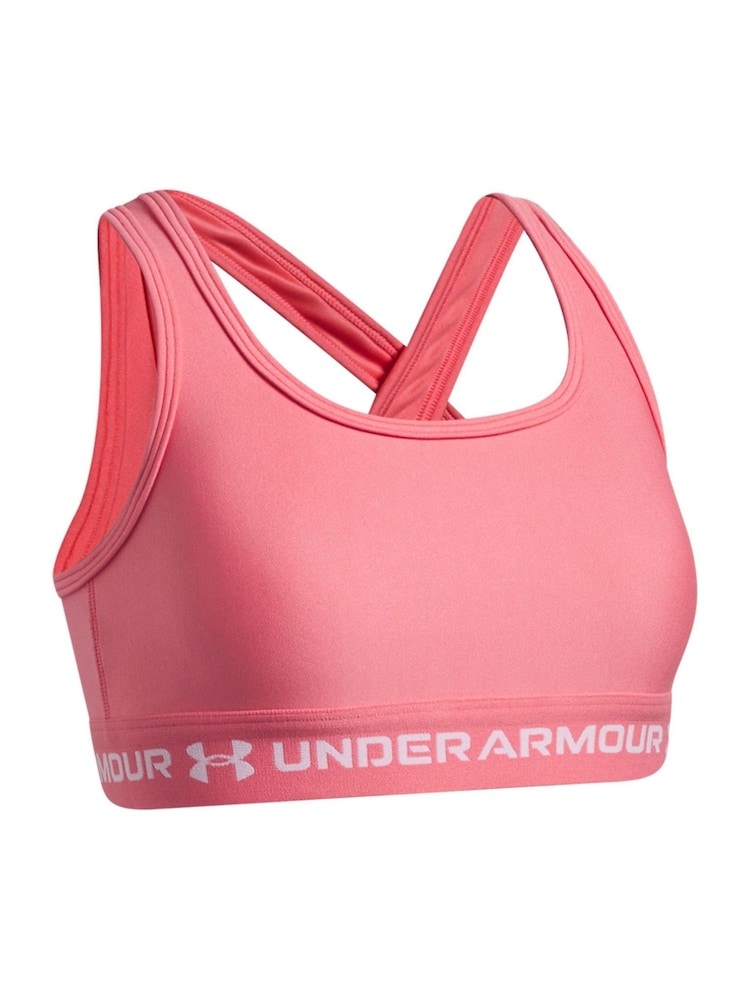 Under Armour Pink Crossback Bra - Image 3 of 3 Under Armour Pink Crossback Bra - Image 3 of 3