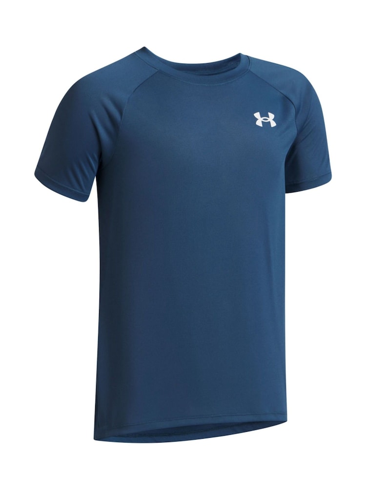Under Armour Navy Blue Cotton Tech 20 Short Sleeve T-Shirt - Image 1 of 3 Under Armour Navy Blue Cotton Tech 20 Short Sleeve T-Shirt - Image 1 of 3